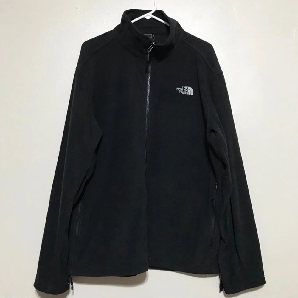 ◼️The North Face Men's Black Full Zip Three Pockets Jacket (Sz Large)